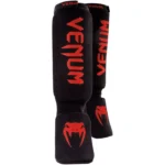 Espinilleras Venum Kontact NegroRojo (5)