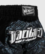 Pantalones Cortos Venum Attack Muay Thai NegroPlata (2)